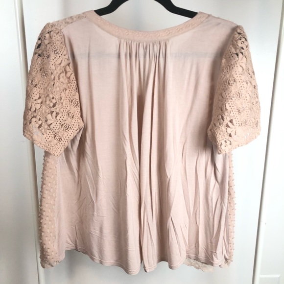 Anthropologie One September Cora Clip dot blouse S - Picture 17 of 17